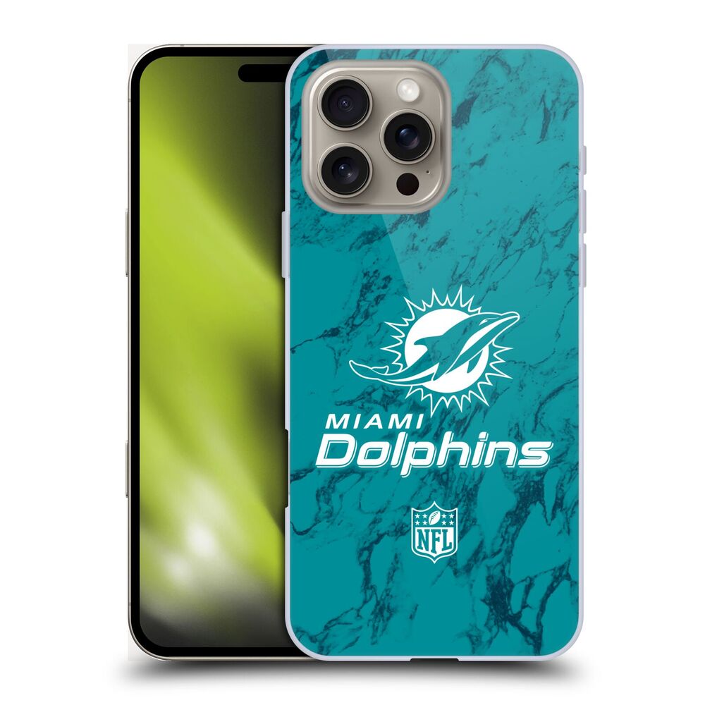 MIAMI DOLPHINS(NFL) マイアミドルフィンズ マイアミドルフィンズ - Coloured Marble ハード case / Apple iPhoneケース - PGS